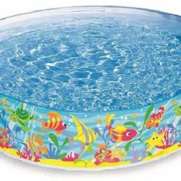 Round Rubber Plastic Medium Size Swimming Pool For Children Inflatable Swimming Pool Inflatable Swimming Pool-image-1