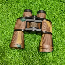 JGG Jain Gift Gallery BROWN 20x50 Long Zoom Powerful Prism 10x Binoculars Telescope Optical Binoculars-image-49