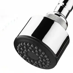 carnival Round ABS Silicon Nozzle 3" Shower Head With ARM Fixed Mount image 5