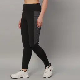 Color Block Women Grey Tights-image-2