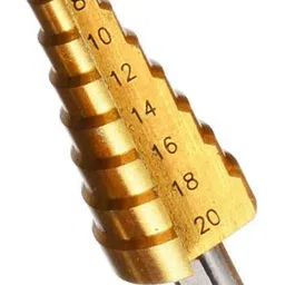 Heavy duty Professional tool Step Drill bit 4-20mm Good for Metals, Wood, Plastic and etc (Pack of 1pc)-25