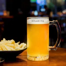 Large Glass Beer Mug Heavy Base Drinking Glass Beer Mug/Juice Mug/Milk Mug/Coffee Mug/Shake Mug (Beer Mug - 500 Ml) Set of 1 Piece Glass Beer Mug-25