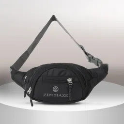 ZipCraze Casual Waterproof Waist Fanny Pack Waist Belt for Travelling Waist Bag Unisex Waist Bag-image-6