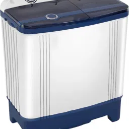 iair 6.5 kg Semi Automatic Top Load with In-built Heater Blue, White image 3