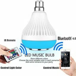 IGADG LED Bluetooth Smart Music Light Bulb Colored led Light Bulb with Bluetooth Speaker RGB Changing Color Smart Bulb image 3