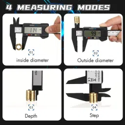dhavj large LCD screen electronic calipers with large LCD screen electronic caliper thickness measuring Tool Digital Caliper image 5