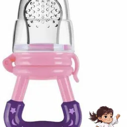 aapni dukan SST Sales Baby Food And Fruit Nibbler & Pacifier Teether BPA Free Nibbler BH02 Feeder-picture-0