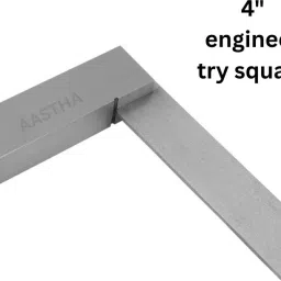 Steel Machinist Try Square Workshop Machine Tools (Silver, 4" (100 mm)) Tri-Square-picture-36