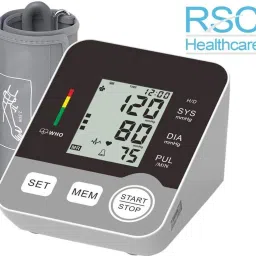 rsc healthcare Fully Automatic Arm-type Digital Blood Pressure Monitor with option for micro USB port ( Made In India ) WITH ONE YEAR WARRANTY Bp Monitor-image-93