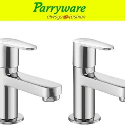 Uno Pillar Tap for Wash Basin – Brass Body, Chrome Finish set of 2 pic 327 Pillar Tap for Wash Basin – Brass Body, Chrome Finish, Single Lever Faucet Pillar Tap Faucet-11