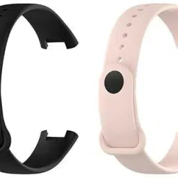 AIFEI PACK OF 2 Soft Silicone Classic Strap Bands for Redmi Smart Band Pro Smart Watch Only, Comfort and Flexible Straps for Men Women and Boys & Girl Smart Band Strap-2