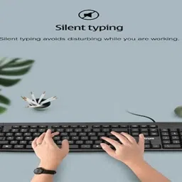ASTRUM WIRED DESKTOP KEYBOARD Wired USB Standard Multi-device Keyboard Compatible with Desktop, Laptop, Mac stand support,KB080 image 5