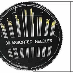 30 Pieces in 1 Set Hand Sewing Steel Needles for Embroidery Mending Craft Cloth Stitching (Pack of 1) Hand Sewing Needle-19