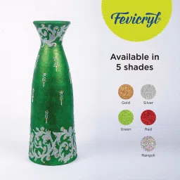 fevicryl 3D Outliners Glitter Kit 20ml x 5 | Fabric and Multi-Surface 3D Outliners Glitter Assorted Pack image 3