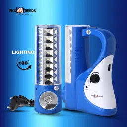 make ur wish Rechargeable 2 In 1 Home LED Lantern Lamp Emergency Charging Light 10 hrs Lantern Emergency Light image 3