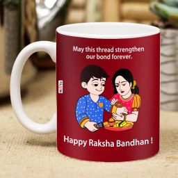 Gift for Brother| Printed Ceramic Coffee| Raksha Bandhan Gift| Rakhi Gift| Rakhi Gift for Brother & Sister| Rakhi| Rakhi Gift Set IZ21STBrotherMU-51 Ceramic Coffee Mug-image-47