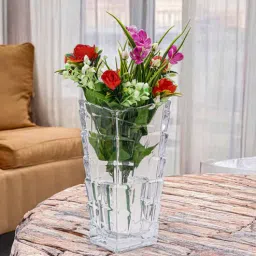 voidrop Diamond Strip Cut Lead Crystal Glass Vase-picture-38