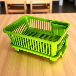 Dish Drainer Kitchen Rack Multipurpose kitchen rack for househlod-1 Plastic-image-78