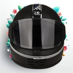 SKULL CAP OPEN FACE HELMET FOR MEN & WOMEN Motorbike Helmet-image-38
