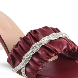 Try Me Embellished Block Heels image 4