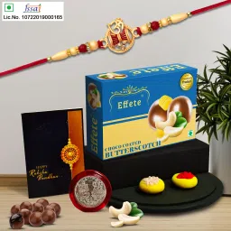 Rakhi For Brother |Rakhi with Chocolate | Rakshabandhan gift set |Y22K1_259_BS32 Assorted Gift Box-image-84