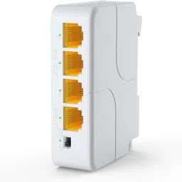 coolcold 4-Port PoE Extender with 1 PoE in 3 PoE Out,4 Channel PoE Repeater Extend(328ft) 4 Ports 100 Mbps Network Switch-3