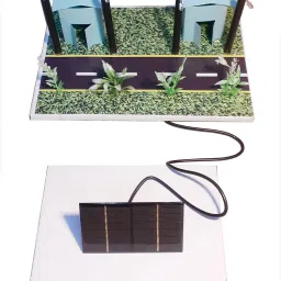 melody's Solar Street Light Energy Conservation model for School Science Project, with decorative material and Project Report. image 3
