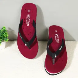 DOCTOR EXTRA SOFT Flat Ortho Care Diabetic Orthopaedic Comfort Dr Slippers and Flipflops For Women's and Girl's Women Slippers-image-85