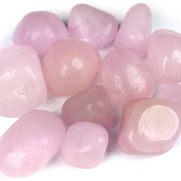 Natural Rose Quartz Tumble Crystals / Stones for Reiki Healing and Vastu Correction and Increase Creativity 100 Grams Tumble Stone Regular Rectangular Crystal Stone-image-67