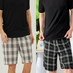 Pack of 2 Checkered Men Boxer-image-34