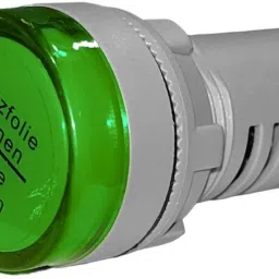 12-220V AC/DC GREEN Multiple Voltage LED Round Indicator 22mm Panel Indicator Test Indicator-3