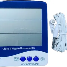 Optilab Digital Thermo-Hygrometer & Clock with Temp & Humidity Display Test Indicator-picture-7