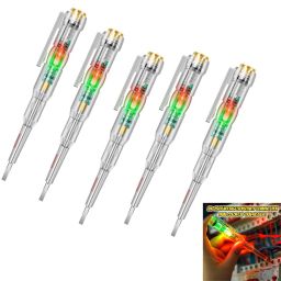 Electrical Tester Pen Voltage Dual LED AC-DC Ideal for Electric Power Testing Digital Voltage Tester-image-13