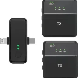 BRSS BW-SX31 3 in 1 Wireless Lavalier Microphone iOS Type-C 3.5mm Jack Mic SLR,PC,Pho Camera Microphone-28