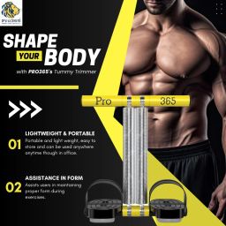 pro365 Double Spring Tummy Trimmer For Fat Burning & Weight loss Exercises Ab Exerciser image 4
