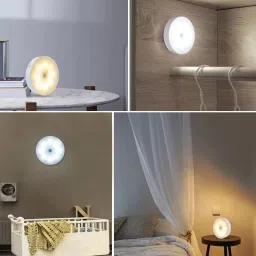 DHARMISHO Motion Sensor Light Home with USB Charging Wireless Self Adhesive LED Magnetic Smart Sensor Light image 2