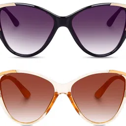 UV Protection Cat-eye, Butterfly Sunglasses (Free Size)-24