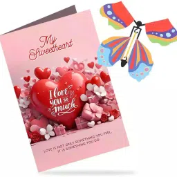 Butterfly Charming Love Greeting Card A Sweet Way To Show Your Affection Greeting Card-picture-16