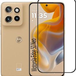 GET PAY Edge To Edge Screen Guard for Tempered Glass Compatible for Motorola Edge 50 Neo-image-1