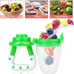 wow kids Nibbler_Green_Yellow Teether and Feeder image 3