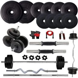 30 kg PVC HOME FOR MEN AND WOMEN Home Gym Combo Home Gym Combo-19