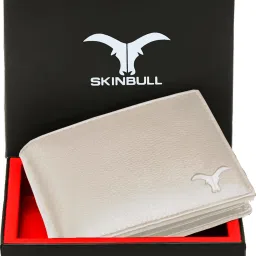 Men Casual, Formal Beige Genuine Leather RFIDWallet-image-73
