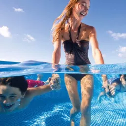 tiny tales Intex Easy Family Pool 10ft x 30in With Free Pump Inflatable Swimming Pool image 4