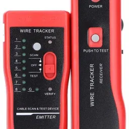VRISH Network Cable Wire Tracker RJ11RJ45Cat5Cat5ECat6 Toner Detector Line Finder(RED) Network Cable Wire Tracker RJ11RJ45Cat5Cat5ECat6 Toner Detector Line Finder(RED) Tower Server-34