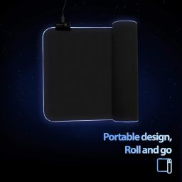 SEVENSPACE RGB Mousepad , 12 RGB Spectrum Modes, 800X300X4 MM, Extended , Keyboard MAT Mousepad image 5