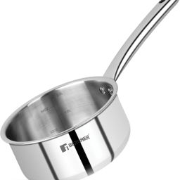 Tripro Triply Stainless Steel Saucepan | Less Oil Use | Induction Bottom Sauce Pan 18 cm diameter 2.2 L capacity-image-36