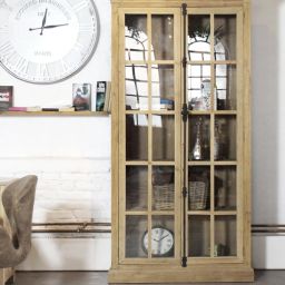 Solid Wood Close Book Shelf-10