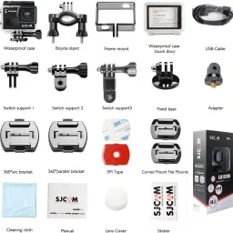 SJCAM SJ 6 Legend 16 MP 4K 24fps 2.0" LCD Touch Screen Action Camera | Gyro Sensor | External Mic Support | Dual Screen Sports and Action Camera image 4