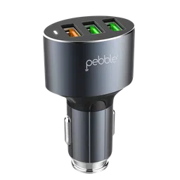 pebbles pebble 36W Type A 3-Port Quick Charger (Type A to Micro USB Cable, 10 Way Circuit Protection, Black) image 3
