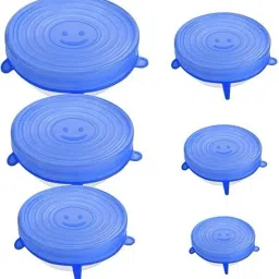 Silicone Stretch Lids Flexible Covers Set of 6 8 inch Lid Set-image-48